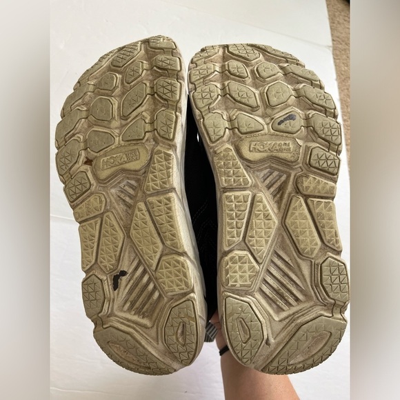 Hoka One One Clifton 6 Black White Size 9 Wide - Picture 7 of 8